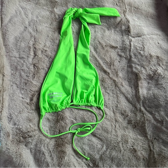Relisted in my closet! 
Frankies bikinis neon lime green wrap bikini top - Picture 10 of 10